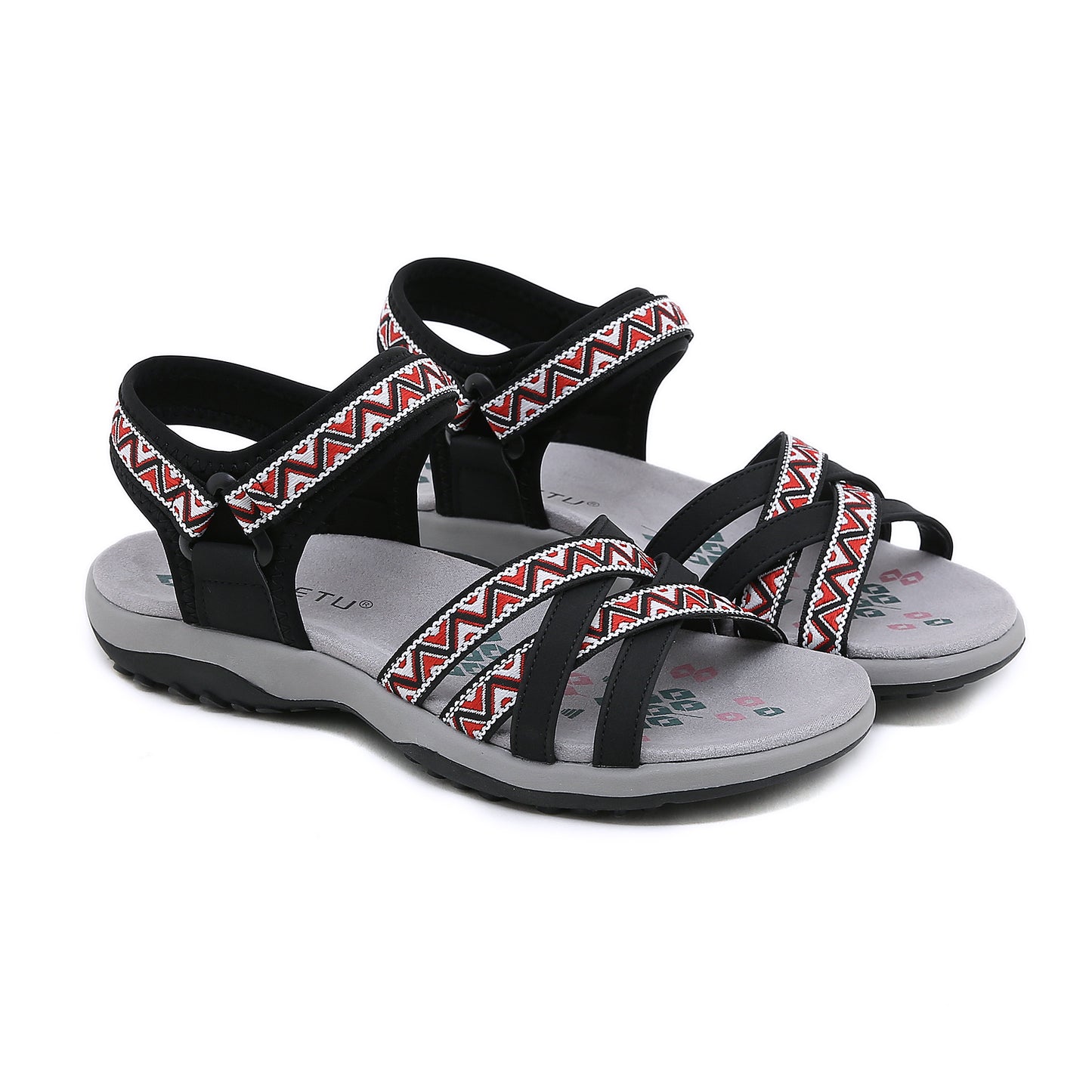 Summer Women's Hollow Out Printed Sandals