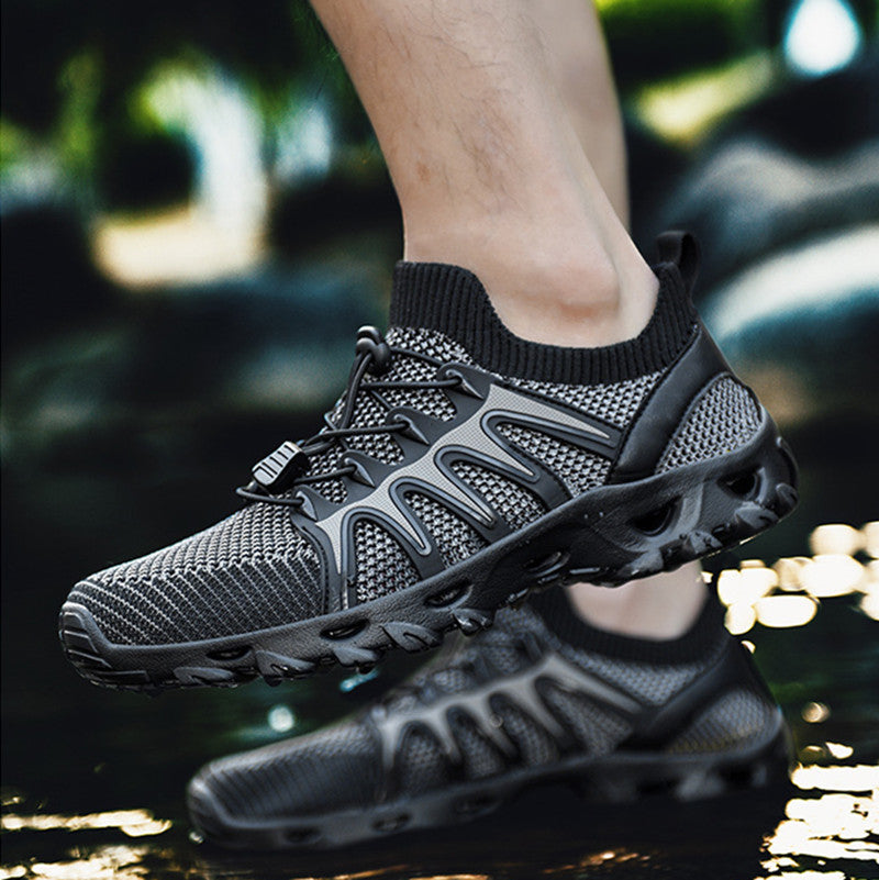 Men's Outdoor Non-Slip Breathable Flyweaving Trail Shoes