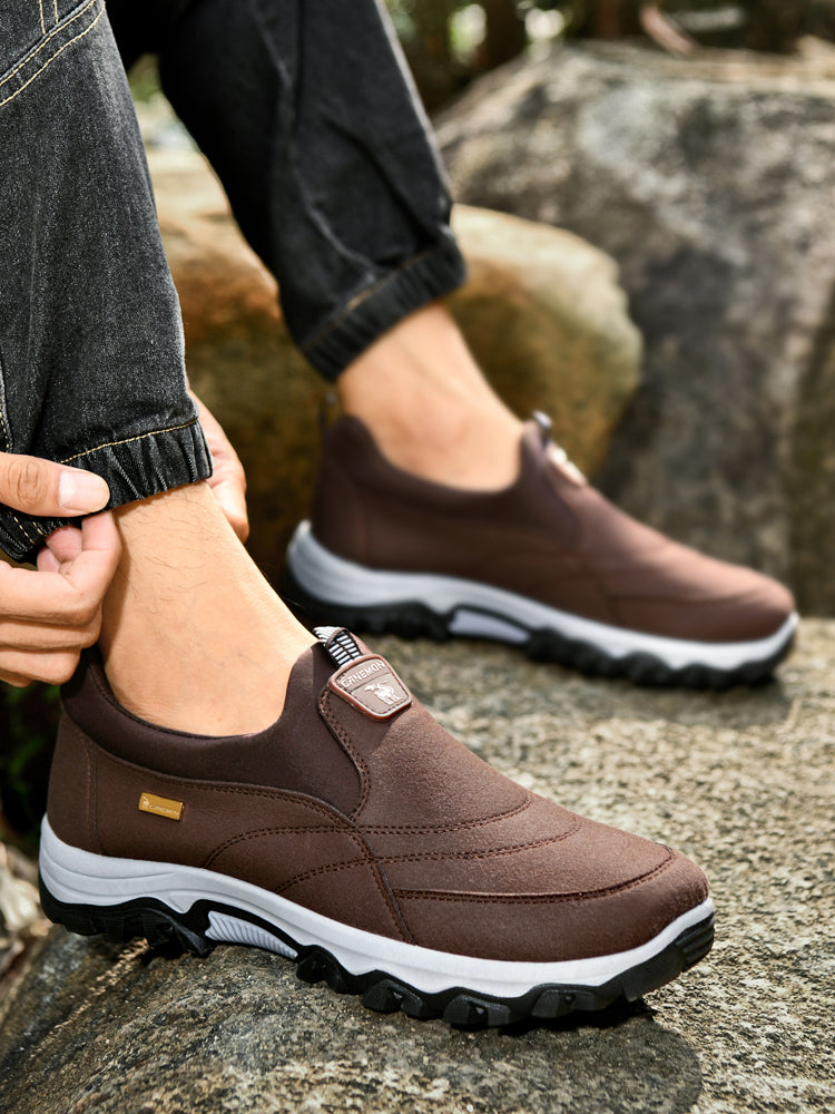 CANEMON men's slip-on walking shoes Brown view 8
