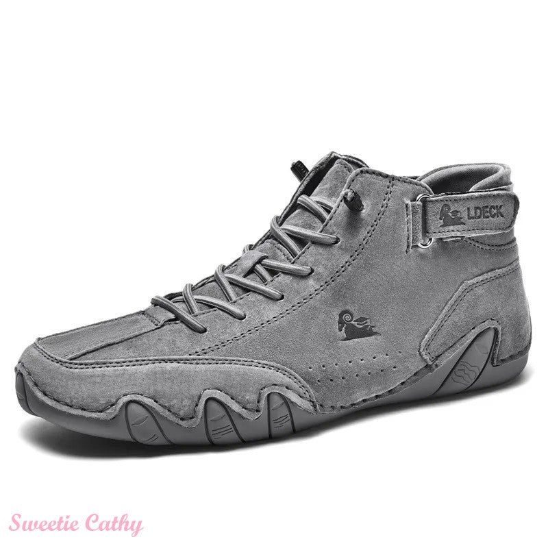 Men's Handmade Comfortable Suede High Boots