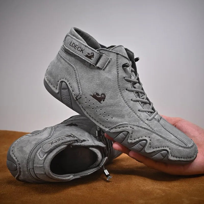 Men's Handmade Comfortable Suede High Boots