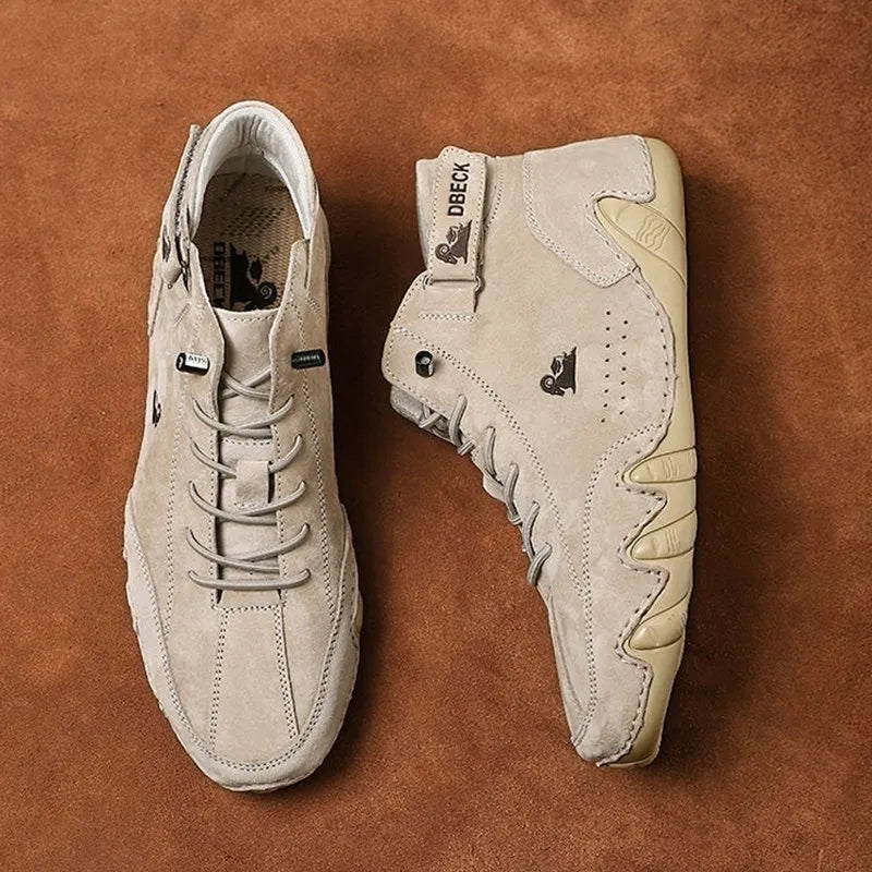 Men's Handmade Comfortable Suede High Boots