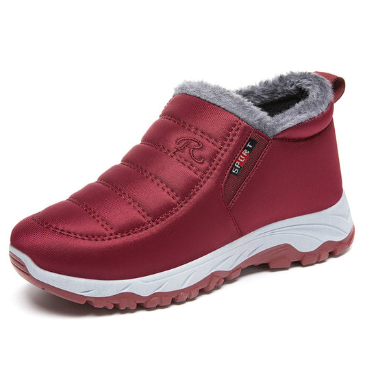 Winter Classic Style Non-Slip Warm Fleece Walking Shoes