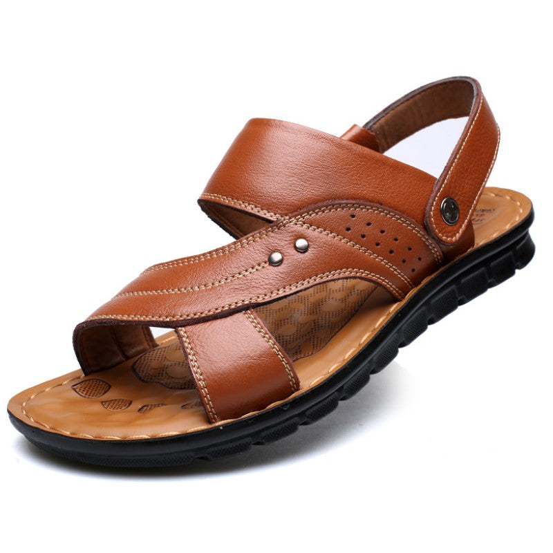 Summer New Men's Oxford Bottom Casual Sandals