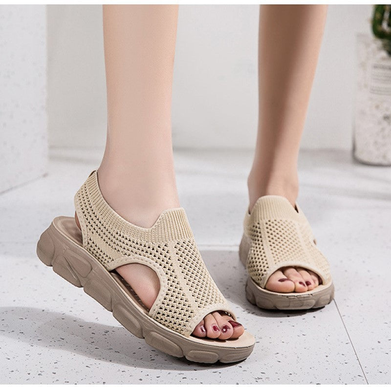 Women's Breathable Knitted Casual Sandals