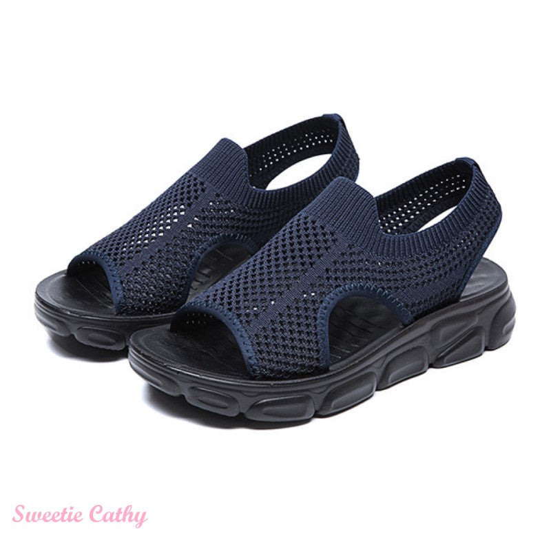 Women's Breathable Knitted Casual Sandals