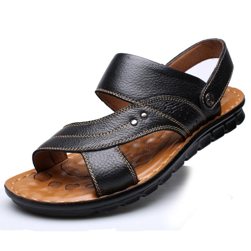 Summer New Men's Oxford Bottom Casual Sandals