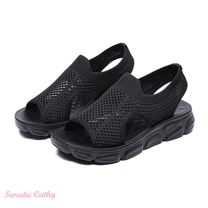Women's Breathable Knitted Casual Sandals