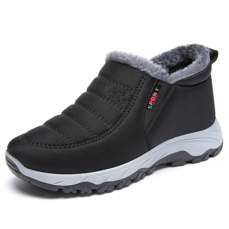 Winter Classic Style Non-Slip Warm Fleece Walking Shoes