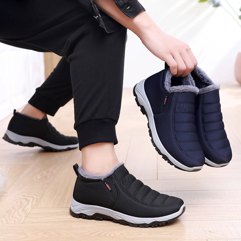Winter Classic Style Non-Slip Warm Fleece Walking Shoes