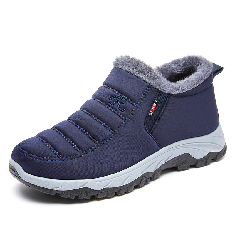 Winter Classic Style Non-Slip Warm Fleece Walking Shoes