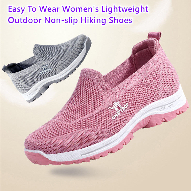 Easy To Wear Women's Lightweight Outdoor Non-slip Hiking Shoes