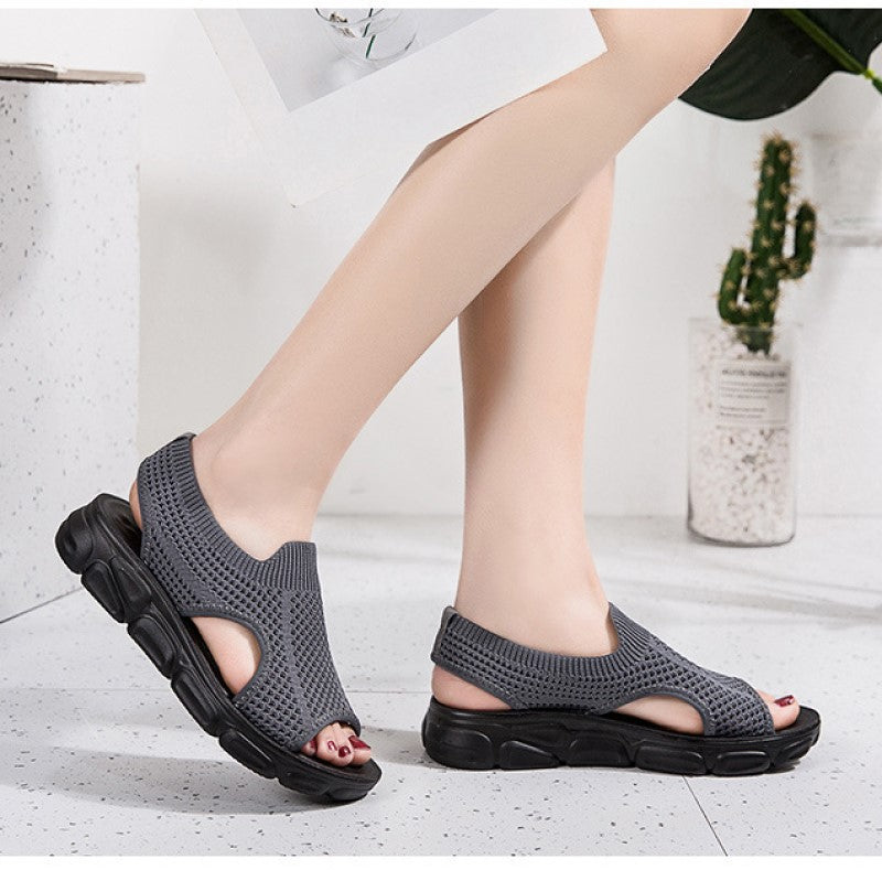 Women's Breathable Knitted Casual Sandals