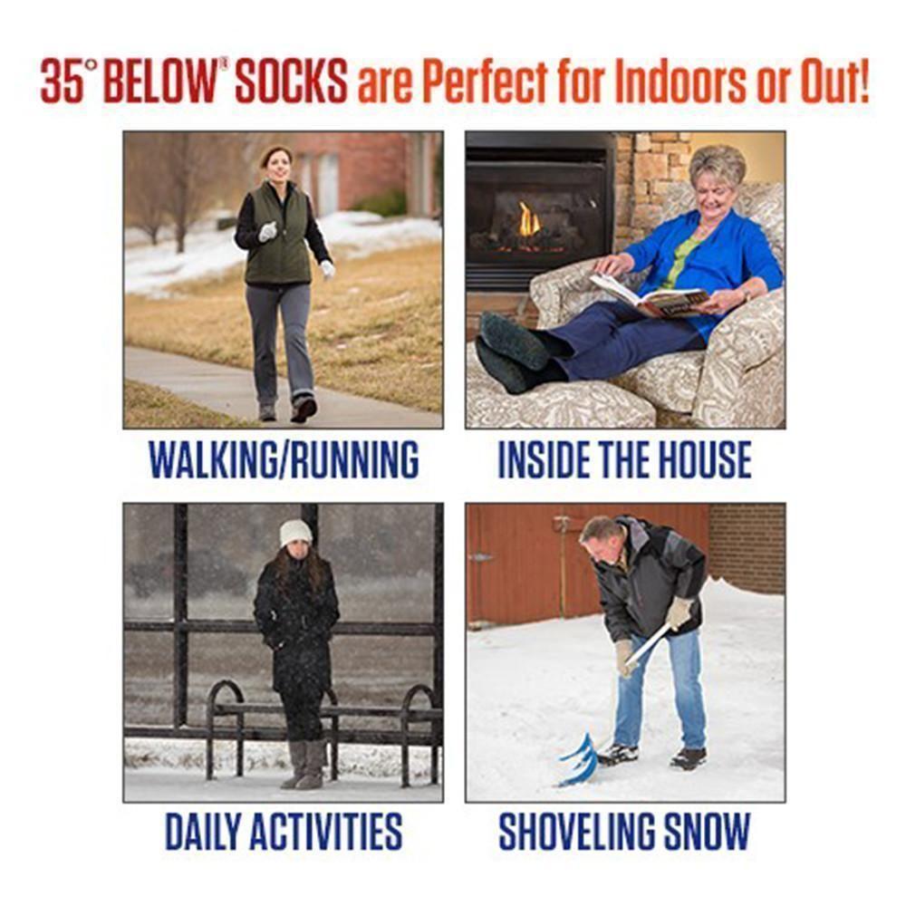 Ultimate Comfort Socks Under 35°F, 3 Pairs/Set
