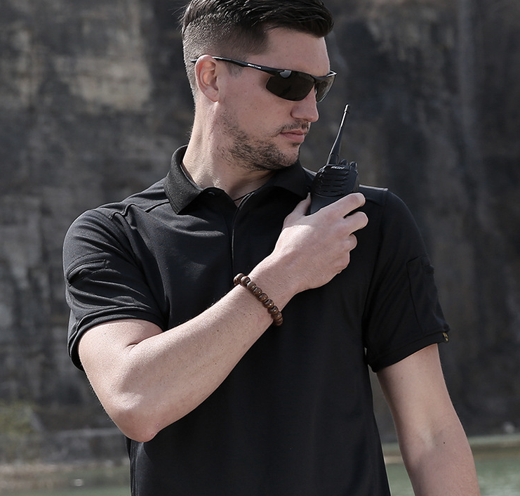 Moisture Wicking Performance Tactical Polo Shirt