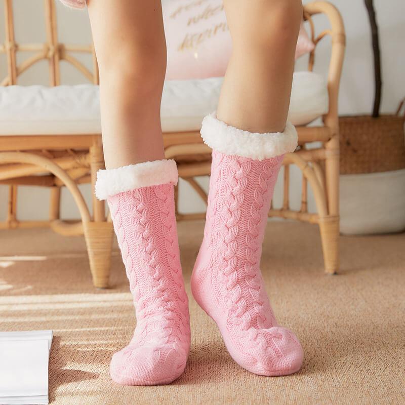 Extra-warm Fleece Indoor Slipper Socks