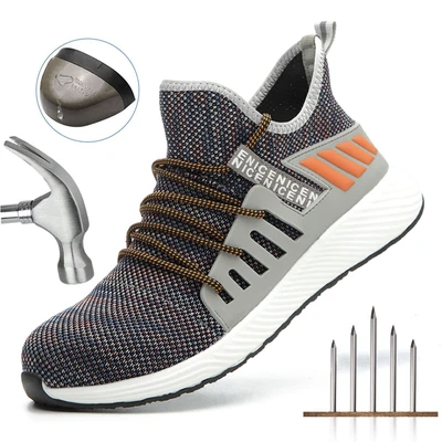 2024 New Style Men&Women Steel-toe Safety Work Sneakers
