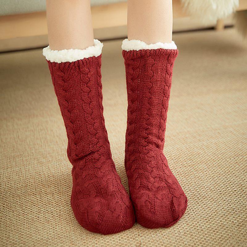 Extra-warm Fleece Indoor Slipper Socks