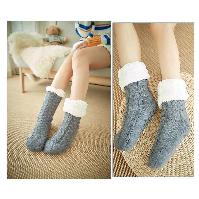 Extra-warm Fleece Indoor Slipper Socks