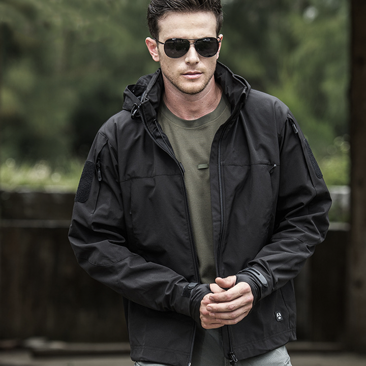 Mens Soft Tactical Waterproof Wind Resist Protective Jackets