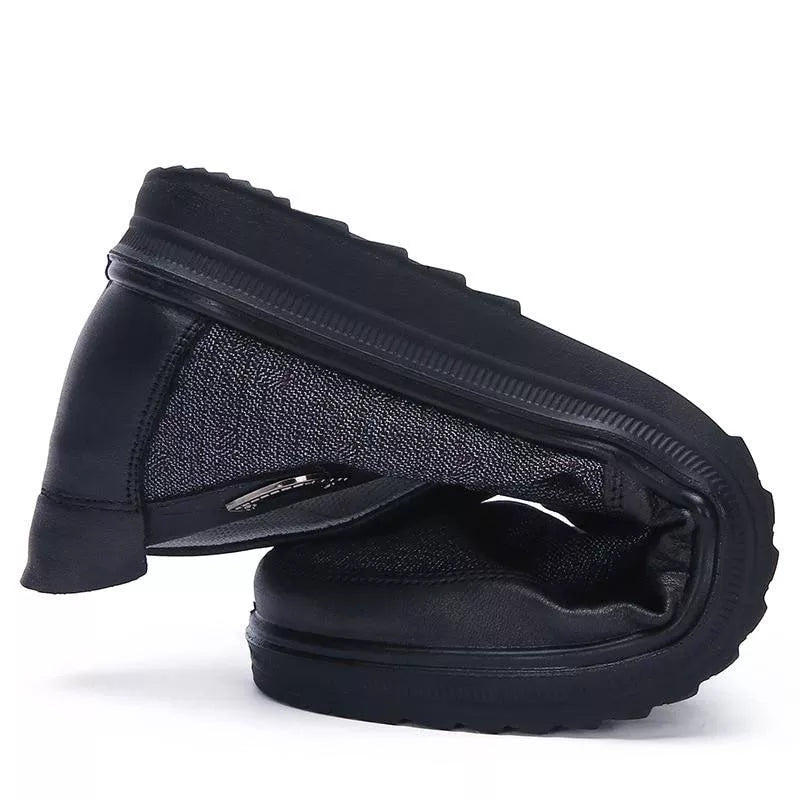 Men's Extended Width Foot And Heel Comfortable Insole Non-Slip Sneakers