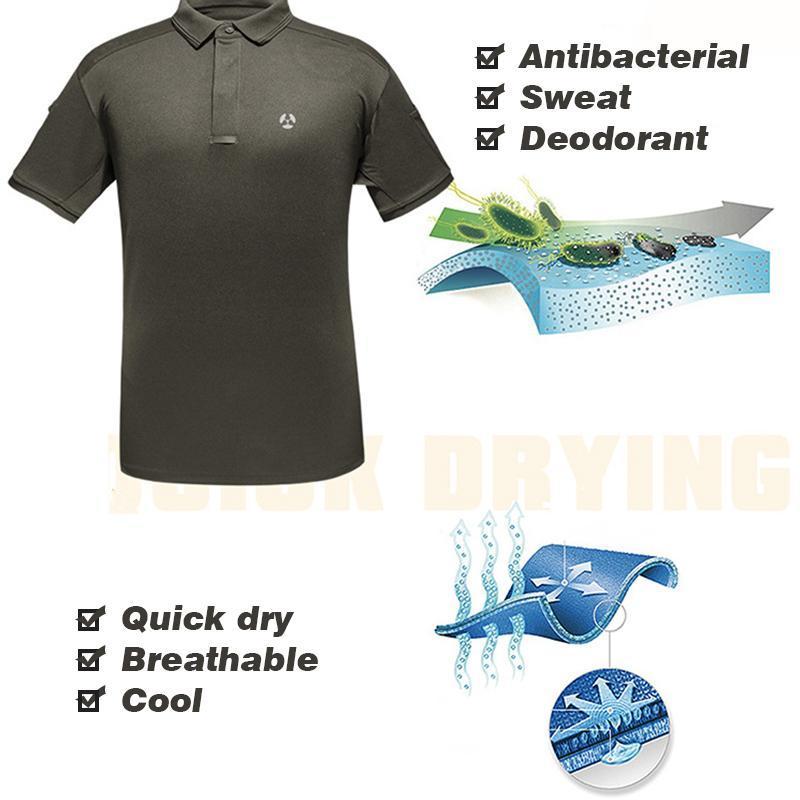 Moisture Wicking Performance Tactical Polo Shirt