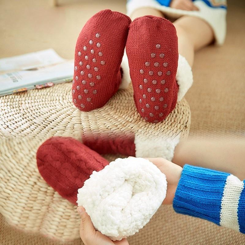 Extra-warm Fleece Indoor Slipper Socks