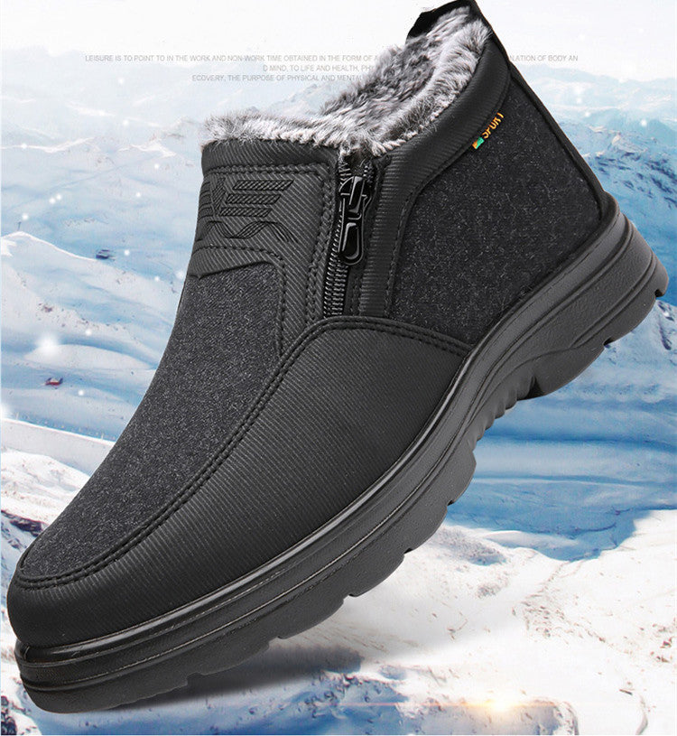 Good Arch Support Men's Winter Non-Slip Warm Shoes