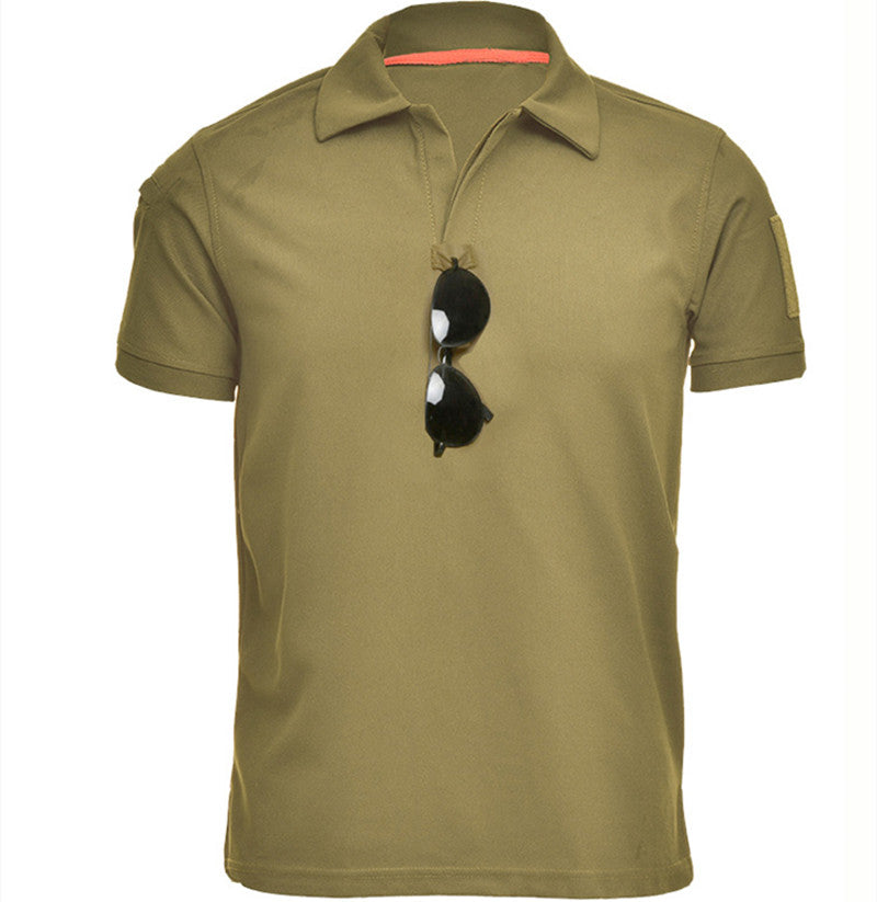 Men's Polo Short Sleeve Quick Dry Battle Top