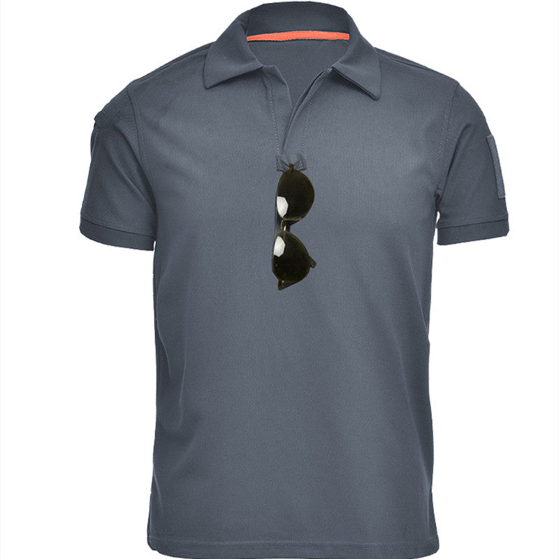 Men's Polo Short Sleeve Quick Dry Battle Top