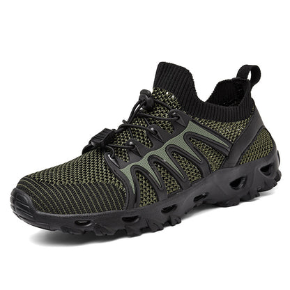 Men's Outdoor Non-Slip Breathable Flyweaving Trail Shoes