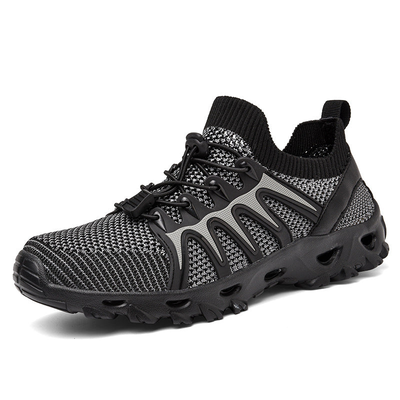 Men's Outdoor Non-Slip Breathable Flyweaving Trail Shoes