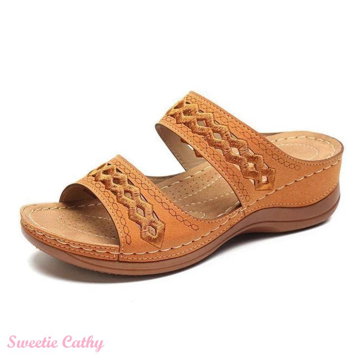 Women's Slope Heel Orthopedic Sandals