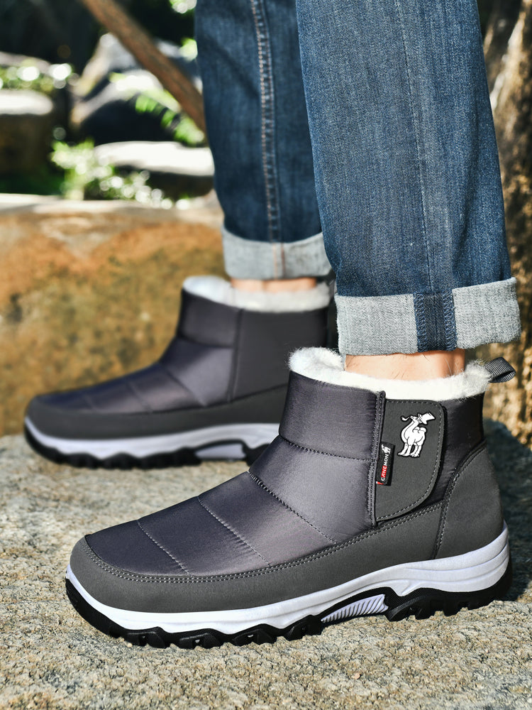 CANEMON 2135 Black pull-on ankle boots