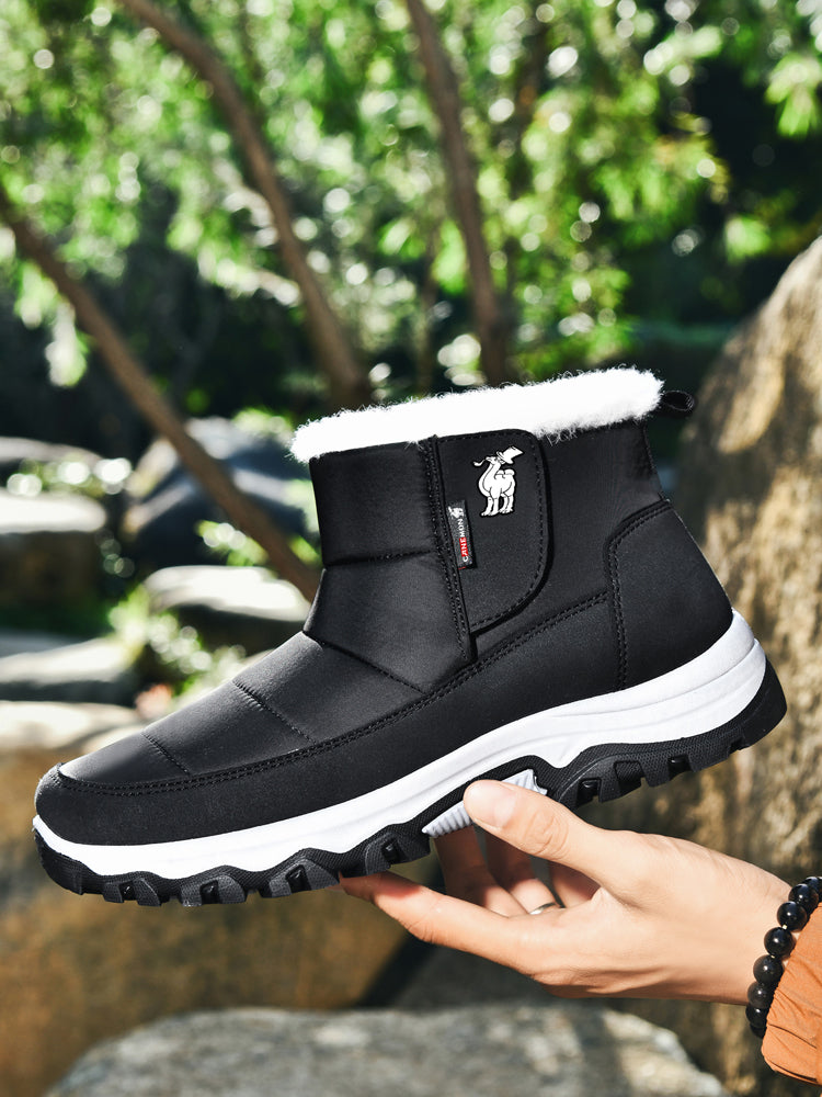 CANEMON 2135 Black fleece-lined boots