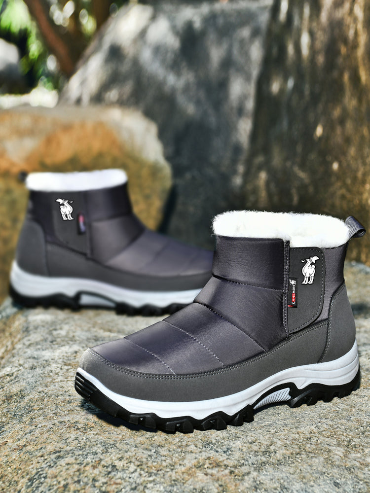 CANEMON 2135 Gray men's winter boots detail