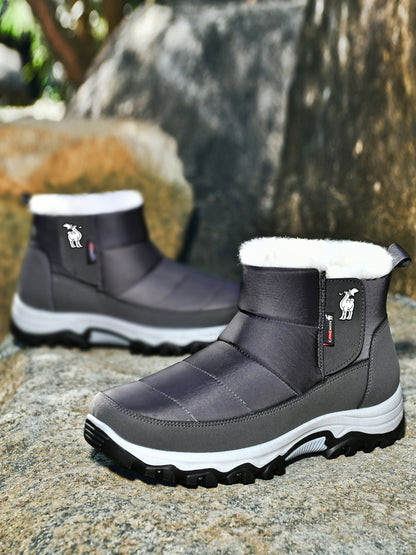 CANEMON 2135 Gray men's winter boots detail