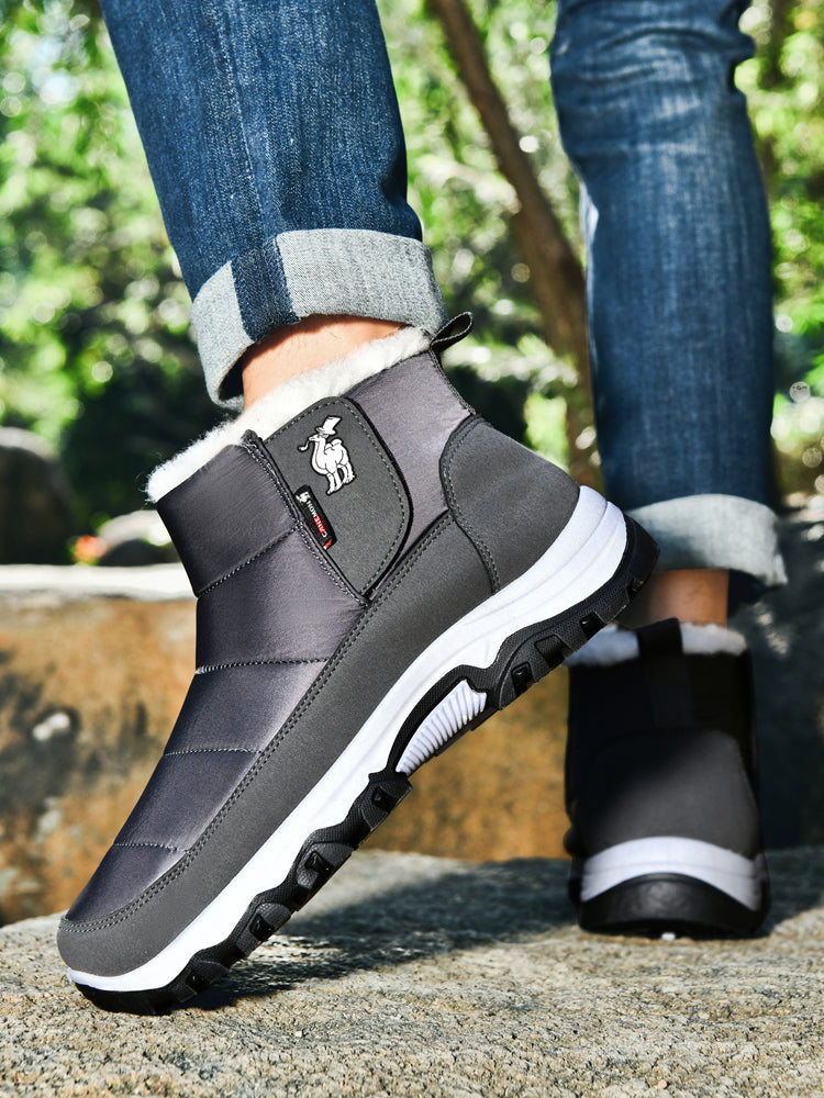 CANEMON 2135 Gray men's winter boots detail