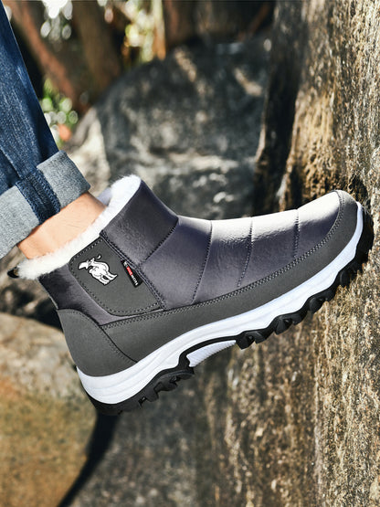 CANEMON 2135 Gray pull-on ankle boots