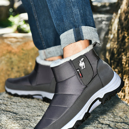 CANEMON 2135 gray ankle boots outsole and rear view