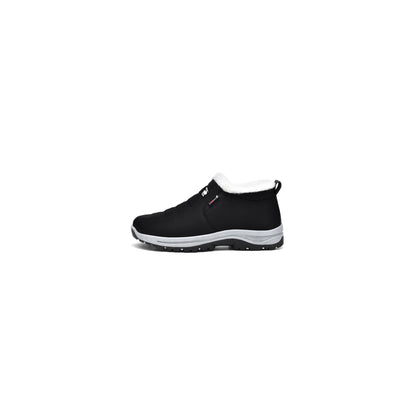 CANEMON 2139 men's fleece-lined winter ankle shoes Black view 1