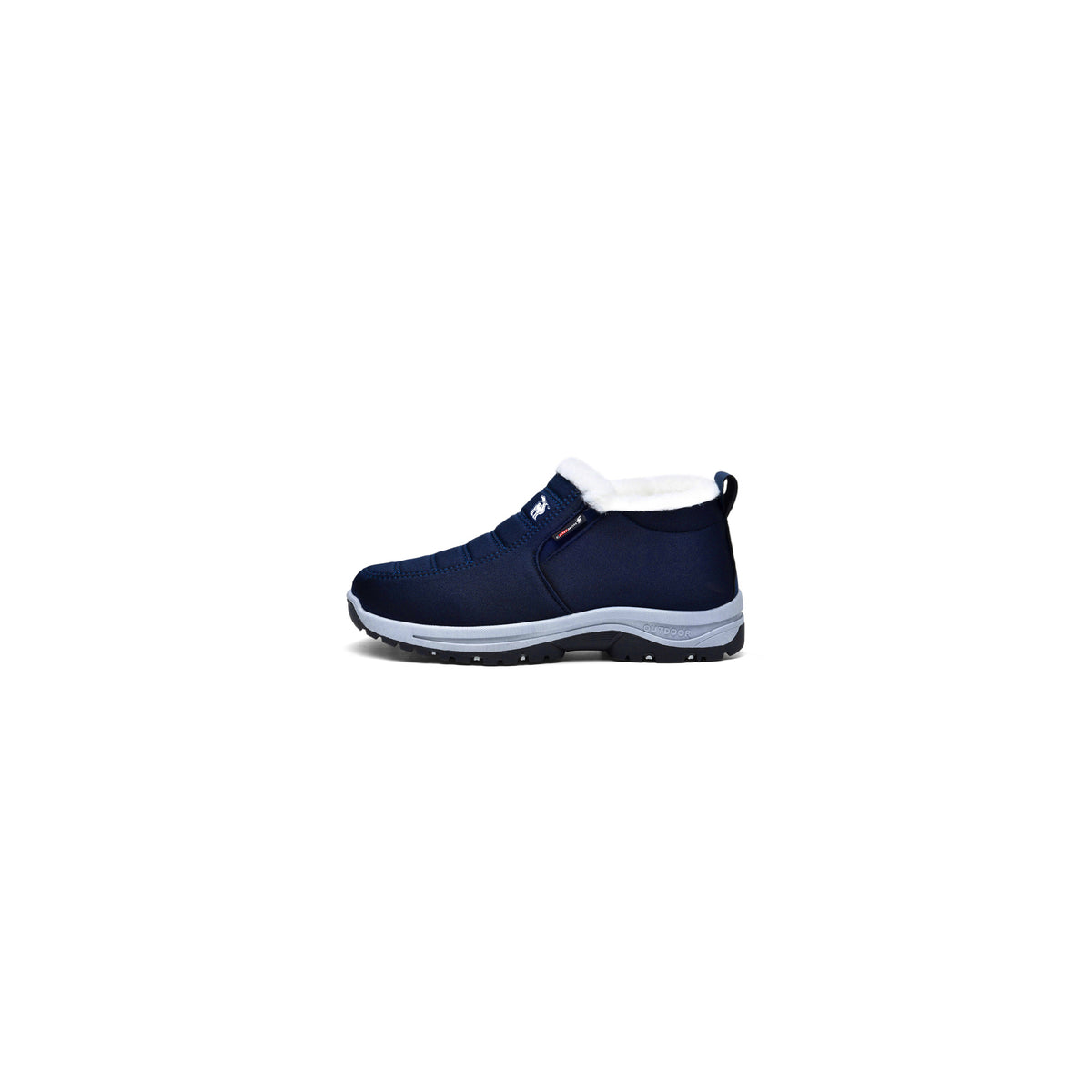 CANEMON 2139 men's fleece-lined winter ankle shoes Navy view 1