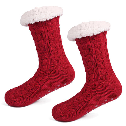 Extra-warm Fleece Indoor Slipper Socks