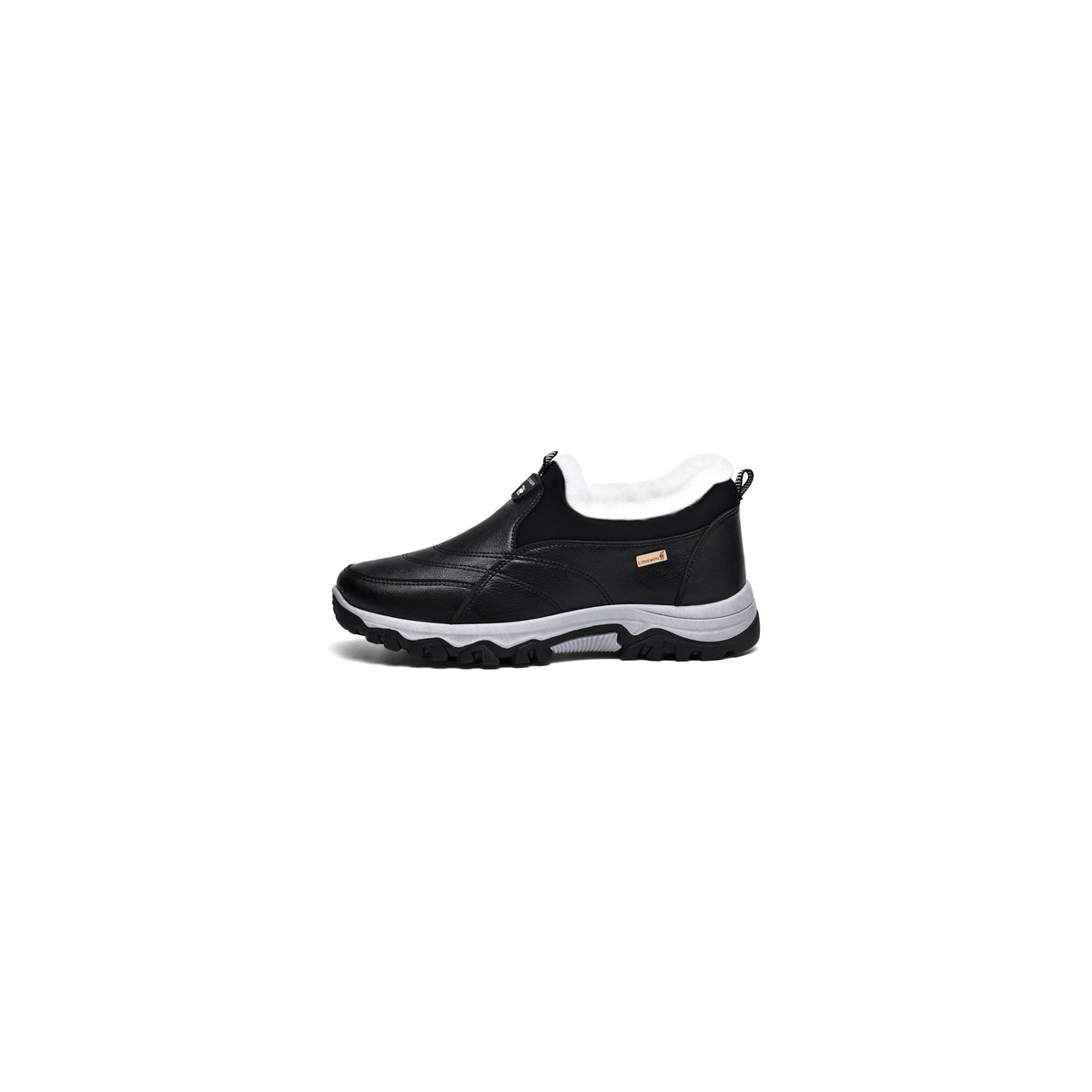 CANEMON 3351 fleece-lined slip-on winter shoe black