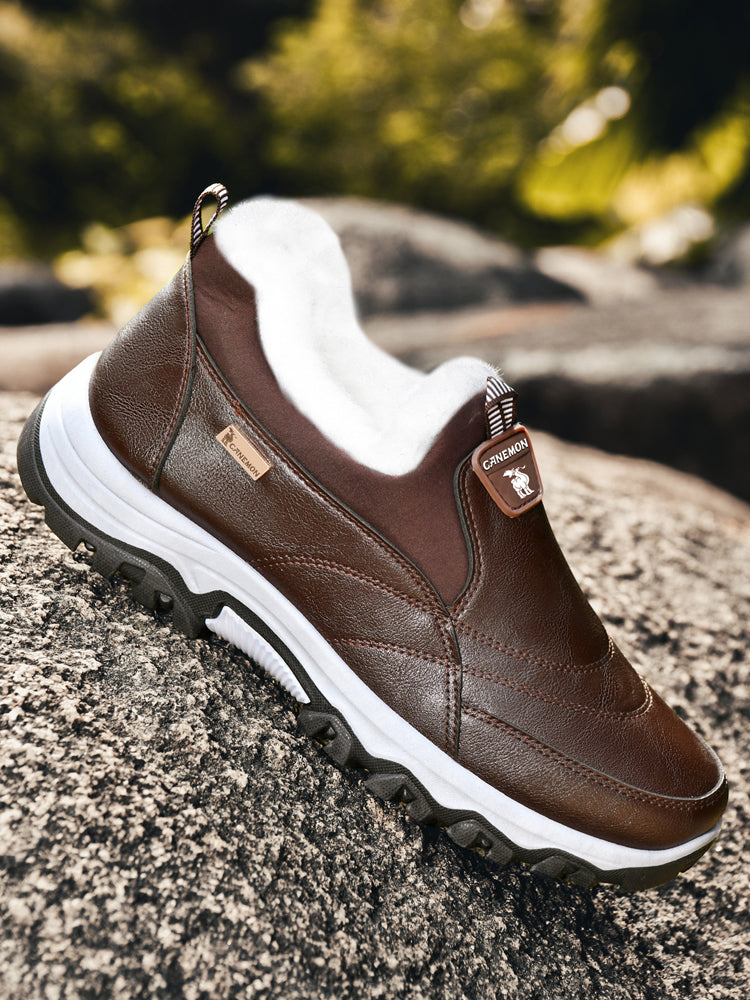 CANEMON 3351 winter shoe detail brown