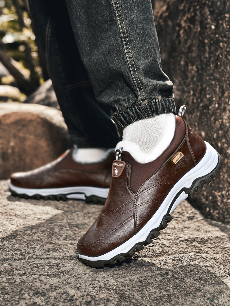 CANEMON 3351 winter shoe detail brown