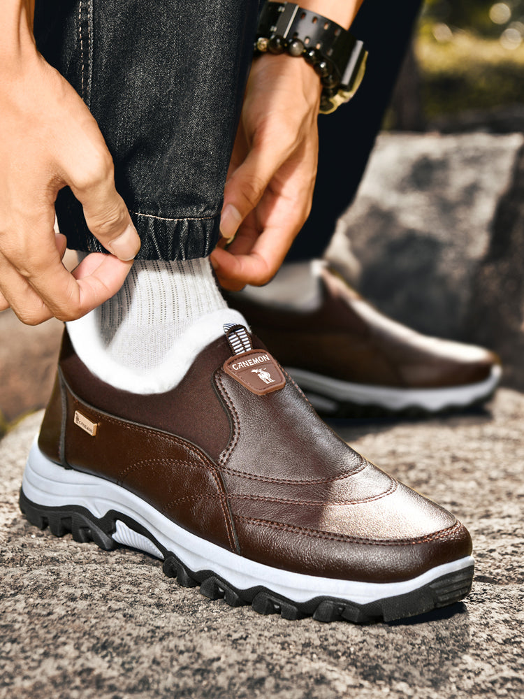 CANEMON 3351 winter shoe detail brown