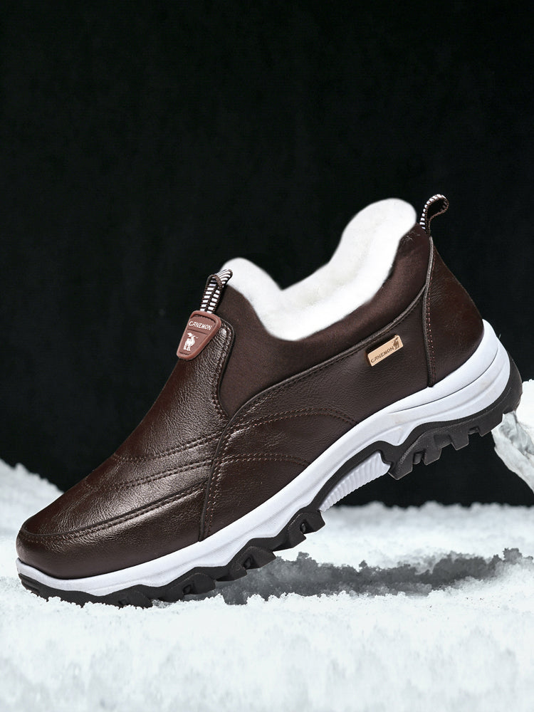 CANEMON 3351 winter shoe detail brown