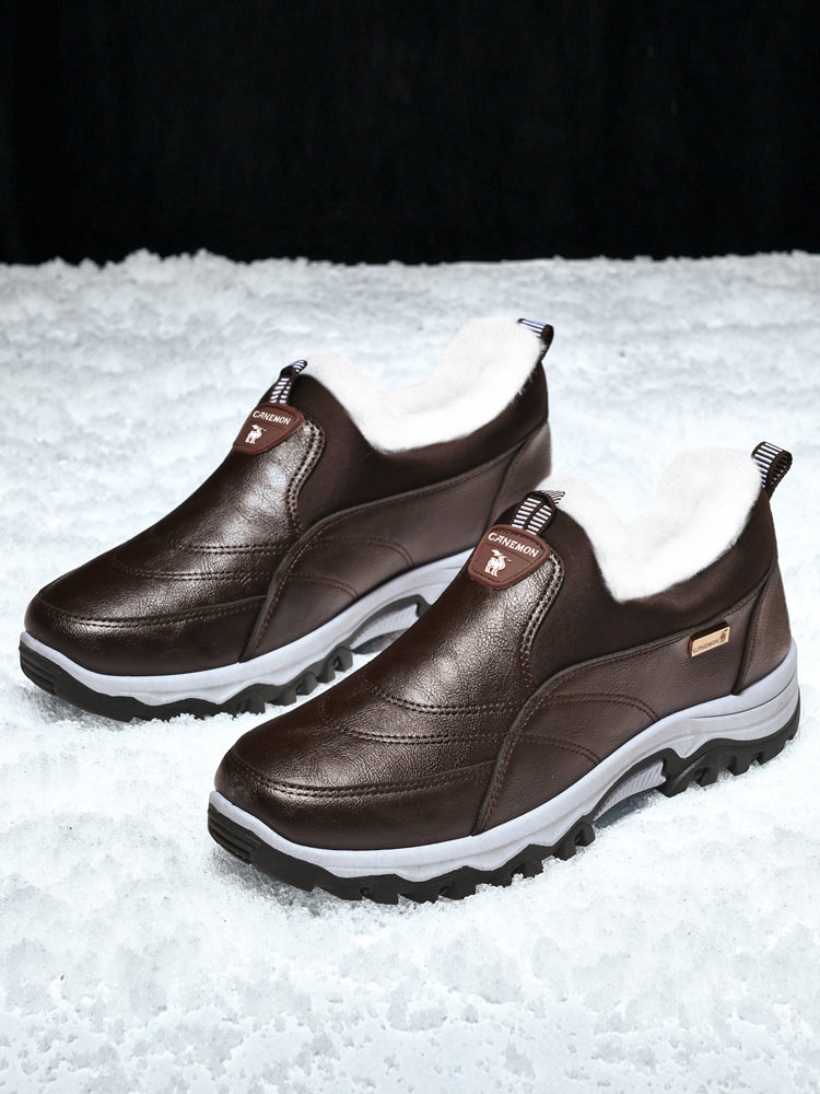 CANEMON 3351 winter shoe detail brown