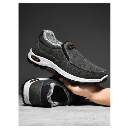 CANEMON 339 black plush-lined slip-on shoe, manufacturer photo 02